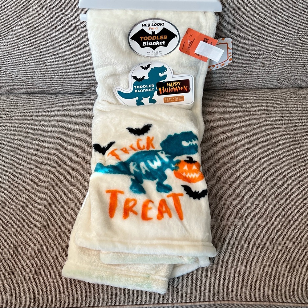 Happy Halloween Toddler Blanket 40 X 50 In